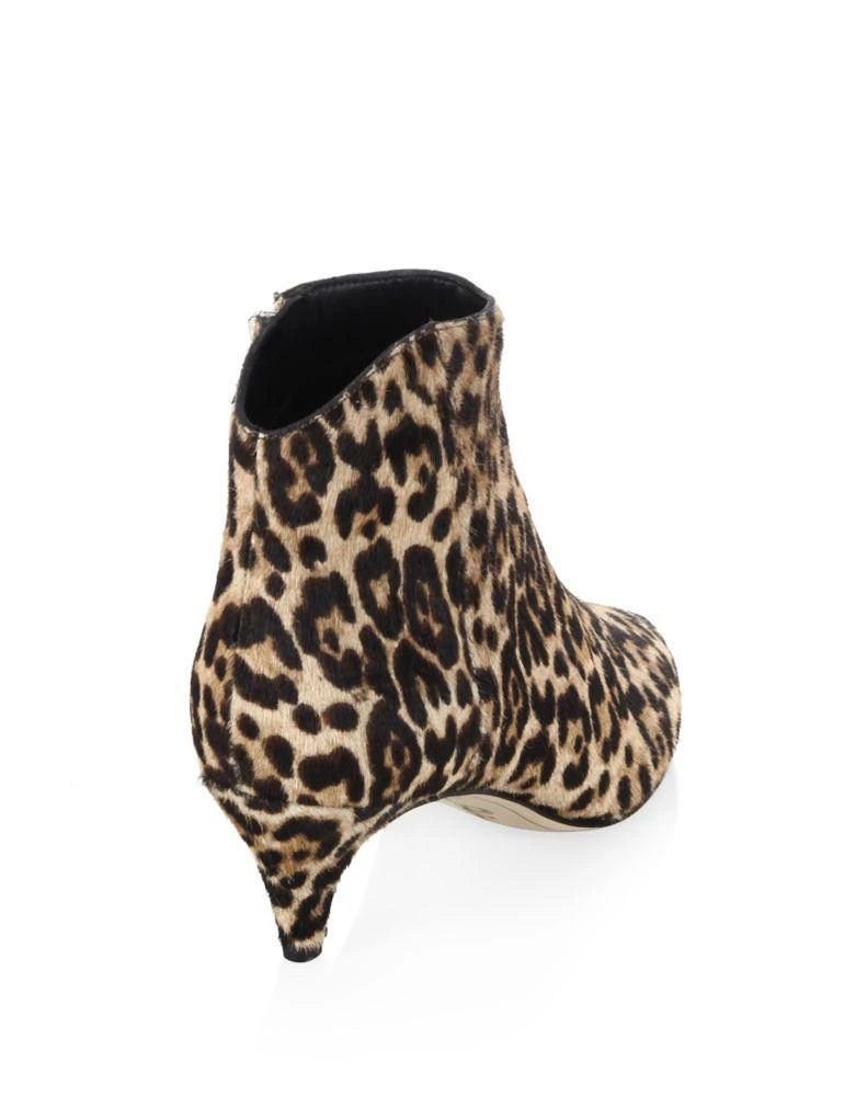 商品Sam Edelman|Kinzey Leopard-Print Calf-Hair Kitten Heel Booties,价格¥454,第2张图片详细描述