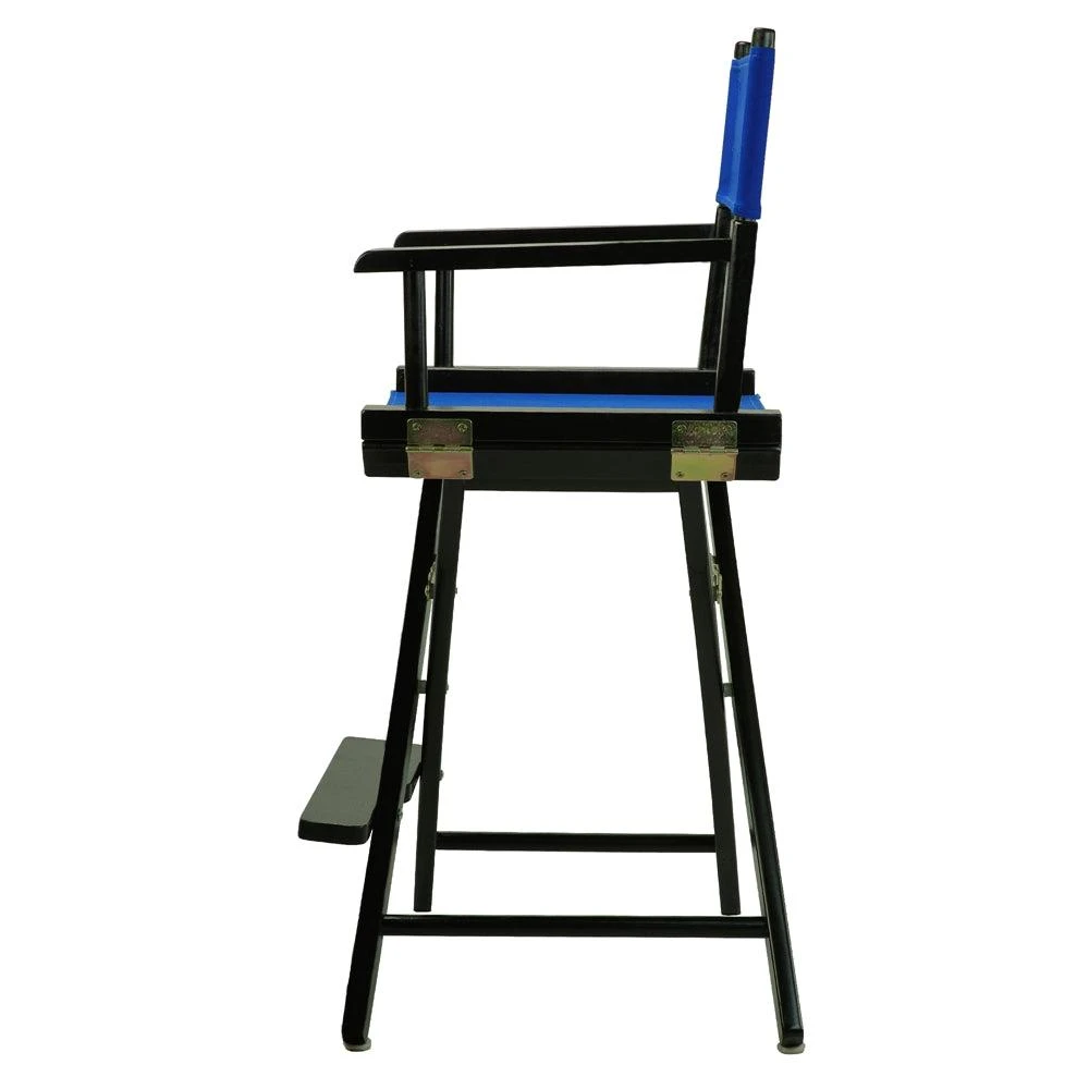 商品Casual Home|24" Director's Chair Black Frame-Royal Blue Canvas,价格¥840,第3张图片详细描述