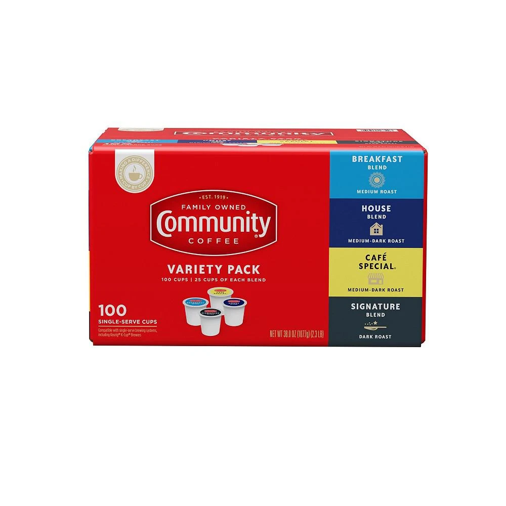 Variety Pack, Medium to Dark Roast Single Serve Pods, Keurig K-Cup Brewer Compatible, Pack of 100 商品