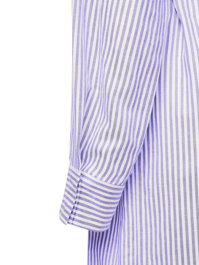 Cotton Blend Shirt Dress W/ Belt商品第7张图片规格展示