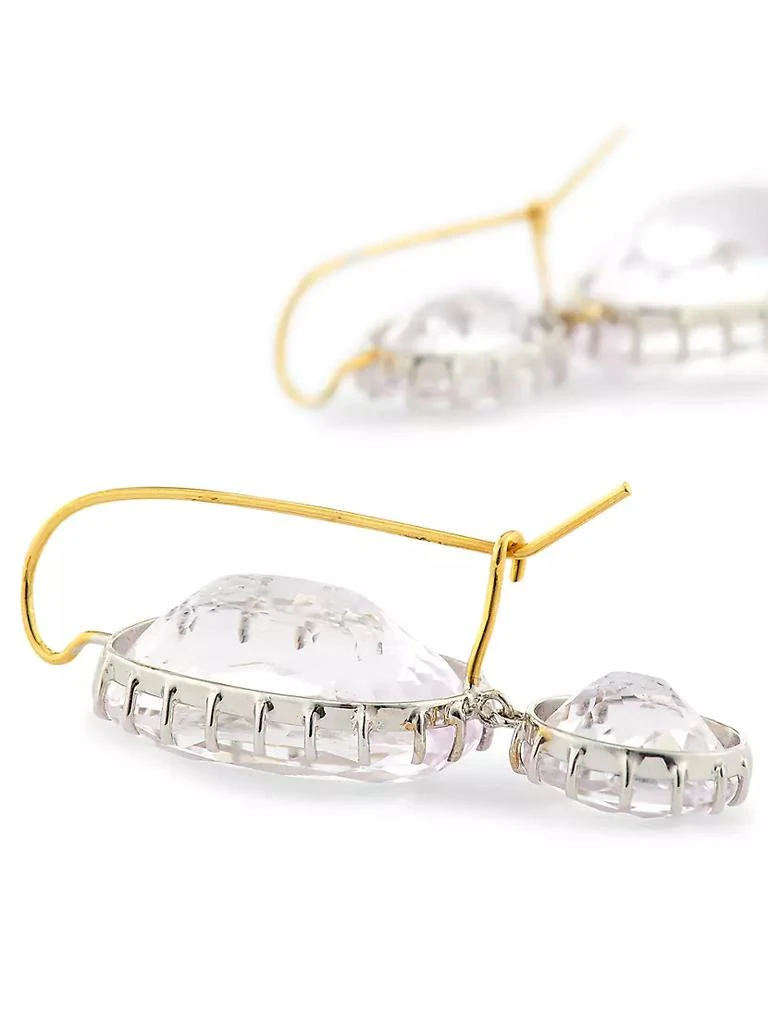 商品Renee Lewis|Two-Tone 18K Gold &amp; Kunzite Drop Earrings,价格¥52368,第4张图片详细描述
