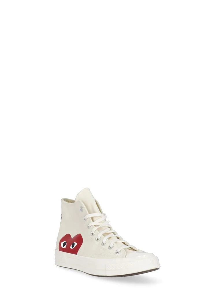 商品Comme des Garcons|COMME DES GARCONS PLAY CONVERSE Sneakers White,价格¥1210,第2张图片详细描述