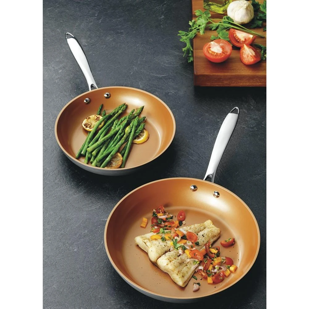 商品Gotham Steel|Pro Hard Anodized Ti-Ceramic Nonstick 3-Pc. Frying Pan Set,价格¥595,第2张图片详细描述