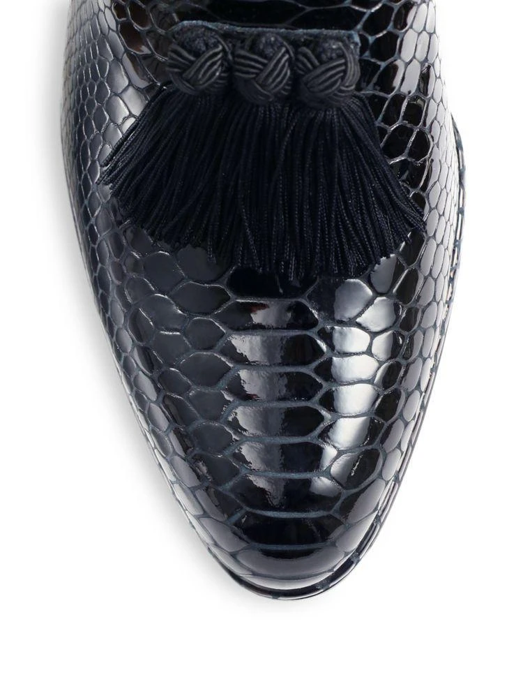 商品Stuart Weitzman|Razmataz Tassel Heeled Loafer,价格¥947,第3张图片详细描述