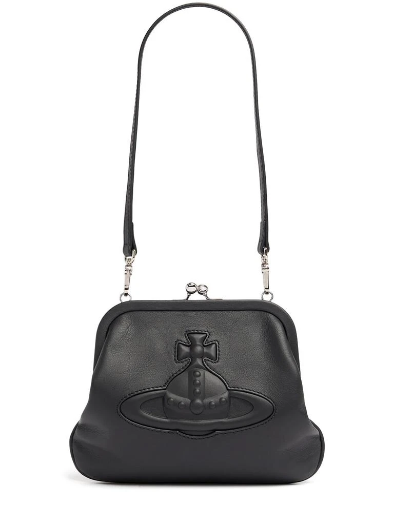 商品Vivienne Westwood|Vivienne Orb Smooth Leather Clutch,价格¥3786,第1张图片