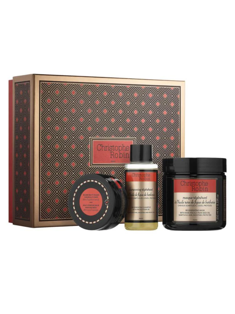 商品Christophe Robin|Three-Piece Regenerating Box Set For Hair,价格¥638,第1张图片