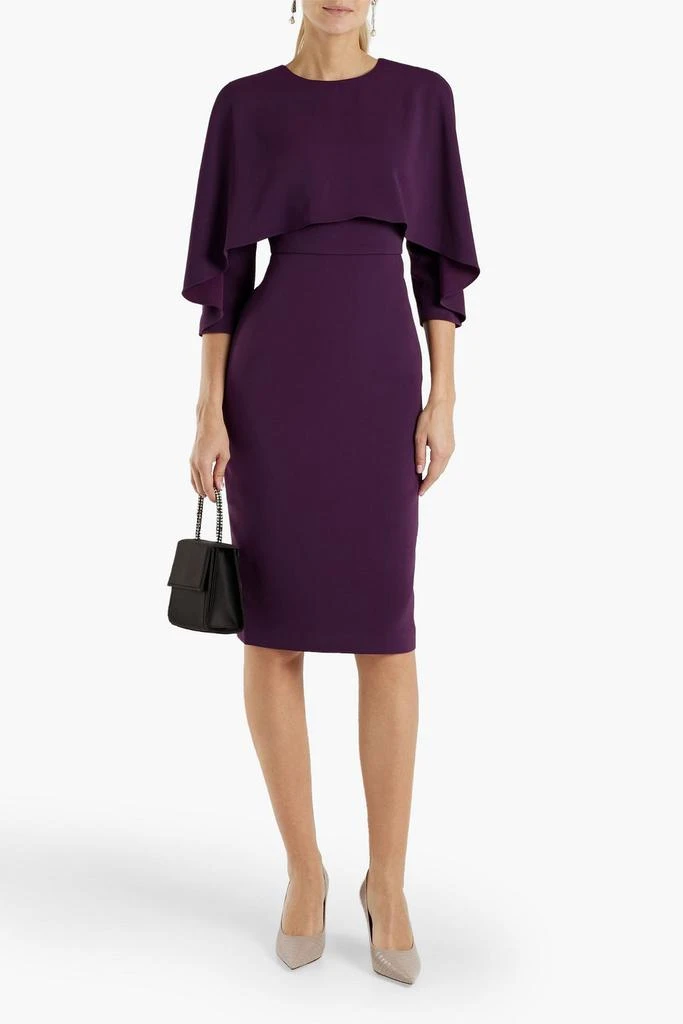 商品Badgley Mischka|Layered crepe dress,价格¥1898,第2张图片详细描述