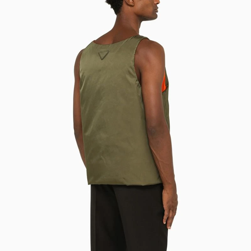商品Prada|Military green padded Re-Nylon waistcoat,价格¥10560,第3张图片详细描述