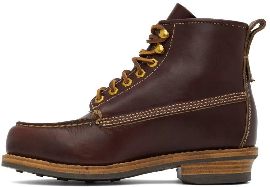 商品VisVim|Burgundy Cradle Moc-Folk Lace-Up Boots,价格¥6242,第3张图片详细描述