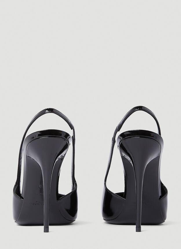 商品Yves Saint Laurent|Blade Slingback High Heels in Black,价格¥5890,第6张图片详细描述