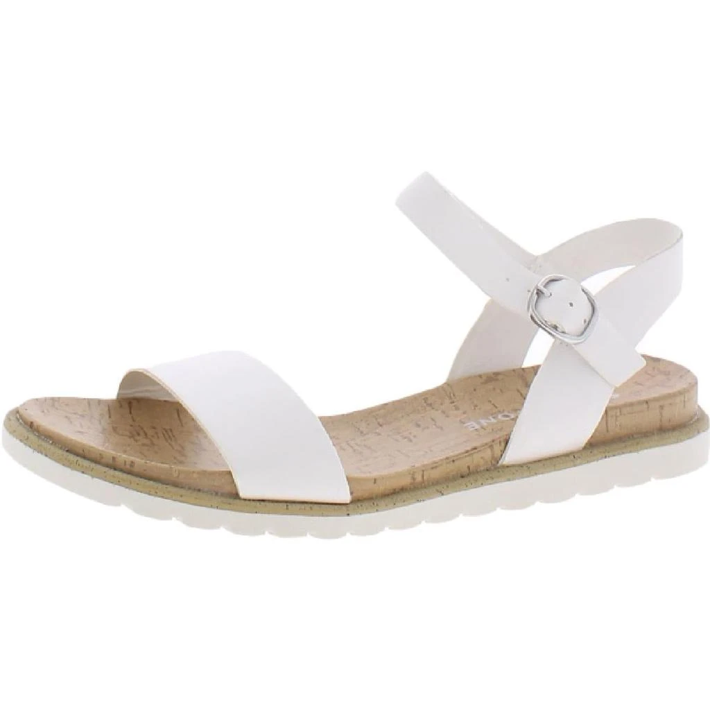 商品Sun + Stone|Sun + Stone Womens Mattie Cork Faux Leather Slingback Sandals,价格¥54,第4张图片详细描述
