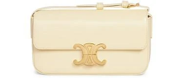 商品Celine|Triomphe Shoulder Bag In Shiny Calfskin,价格¥23220,第3张图片详细描述