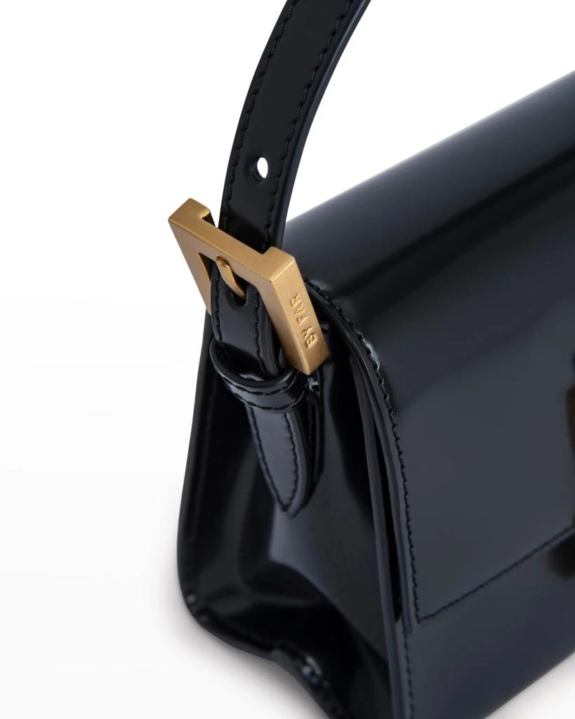 Fran Semi Patent Leather Satchel Bag 商品