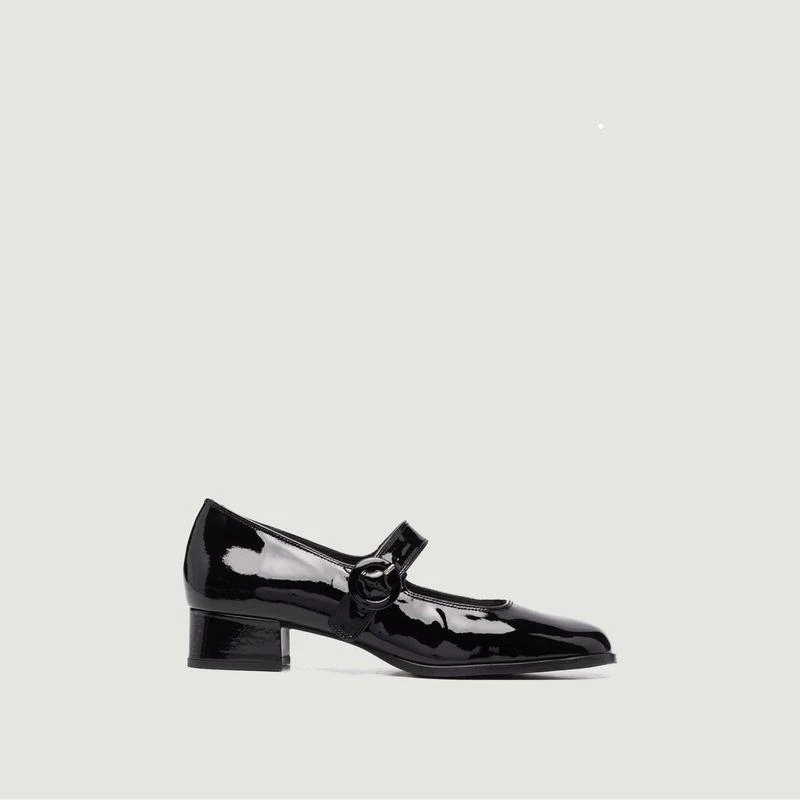 商品Carel|Twiggy patent leather Noir Vernis  CAREL,价格¥2057,第2张图片详细描述