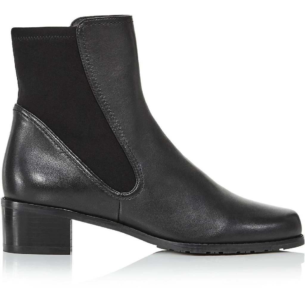 商品Stuart Weitzman|Stuart Weitzman Womens Lynelle Solid Almond Toe Chelsea Boots,价格¥960,第3张图片详细描述