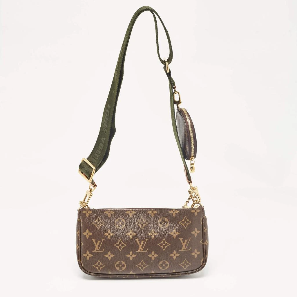 商品[二手商品] Louis Vuitton|Louis Vuitton Khaki Monogram Canvas My LV World Tour Multi Pochette Accessoires,价格¥14925,第4张图片详细描述