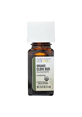 商品Aura Cacia|Organic Essential Oil - Clove Bud - .25 oz,价格¥116,第1张图片
