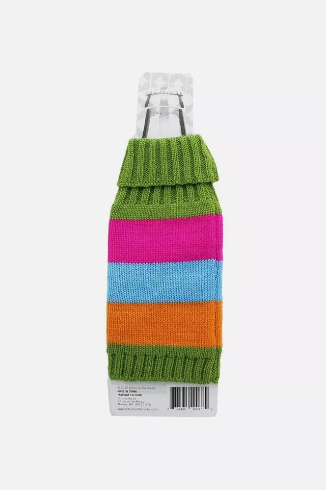 商品Urban Outfitters|Knit Funky Floral Bottle Cooler,价格¥75,第2张图片详细描述