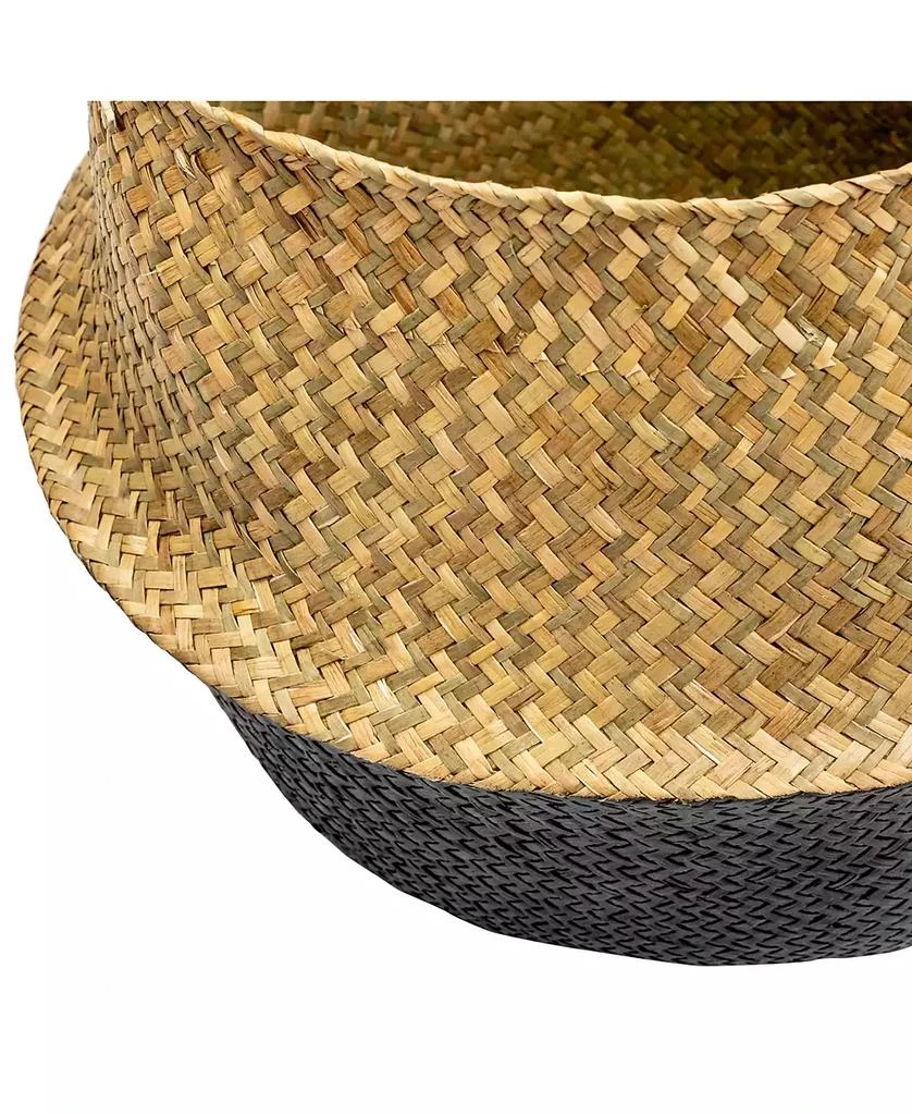 Set of 2 Folding Seagrass Belly Baskets 商品