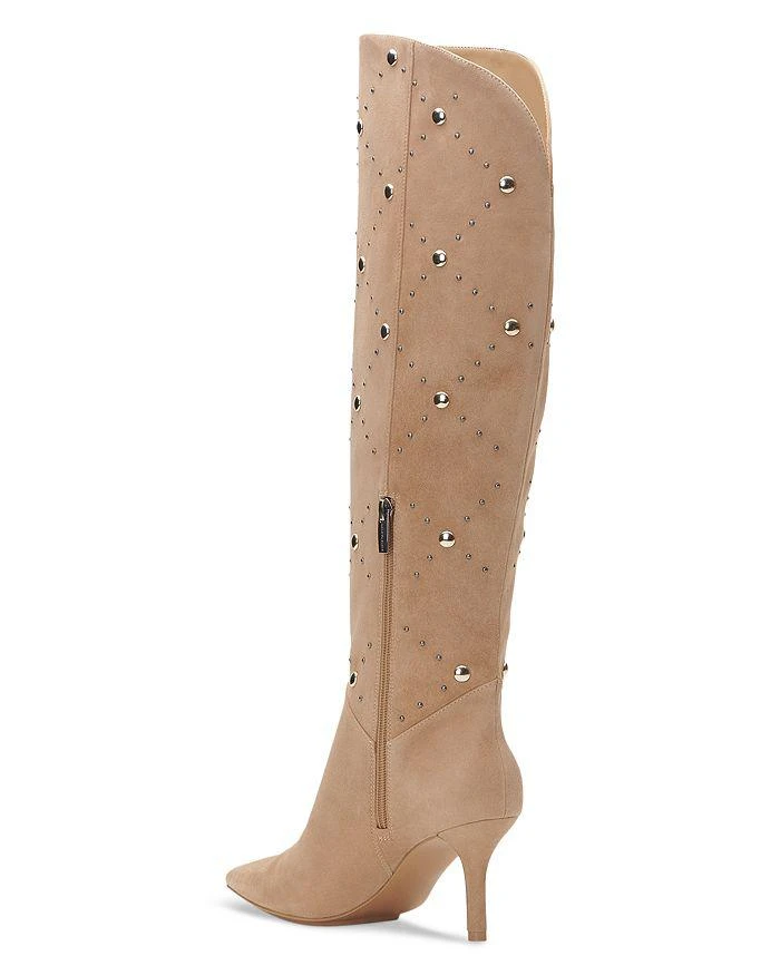 商品Vince Camuto|Women's Fimulie Pointed Toe Studded Over the Knee High Heel Boots,价格¥576,第5张图片详细描述