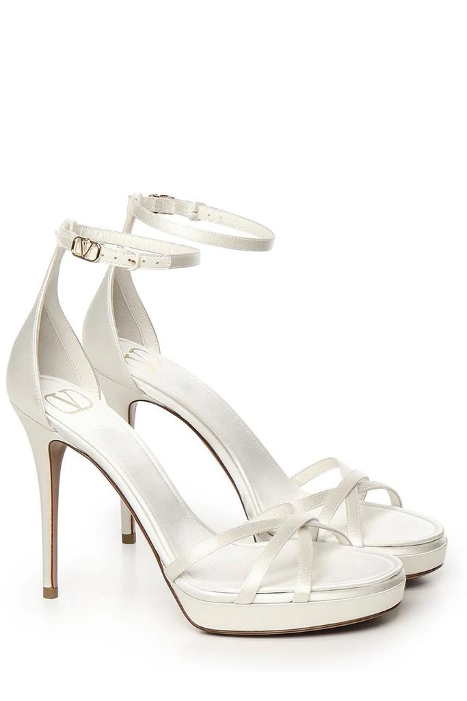 商品Valentino|Valentino Logo Bucked Open Toe Sandals,价格¥4595,第3张图片详细描述