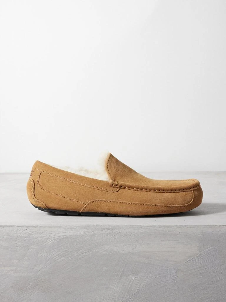 商品UGG|Ascot wool-lined suede slippers,价格¥384,第1张图片