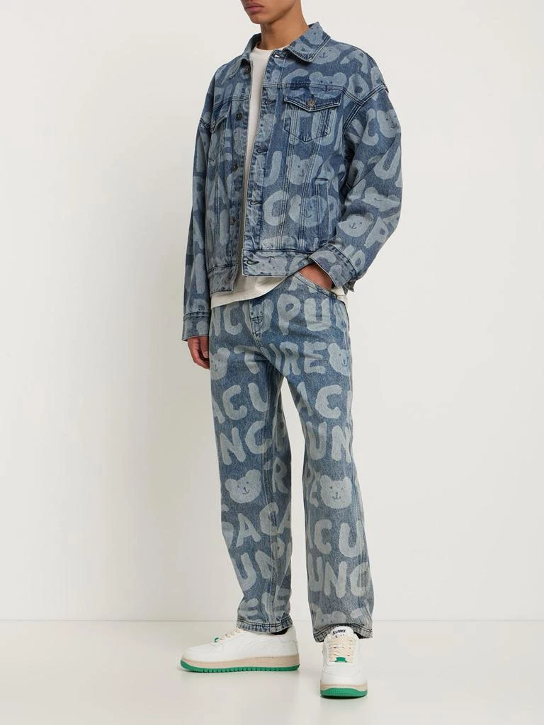 商品ACUPUNCTURE|Printed Logo Denim Jacket,价格¥784,第1张图片详细描述
