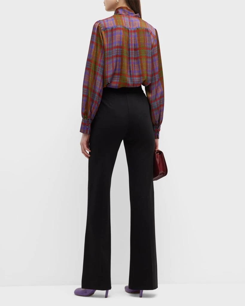 商品Marella|Ines Mid-Rise Flare Pants,价格¥860,第4张图片详细描述