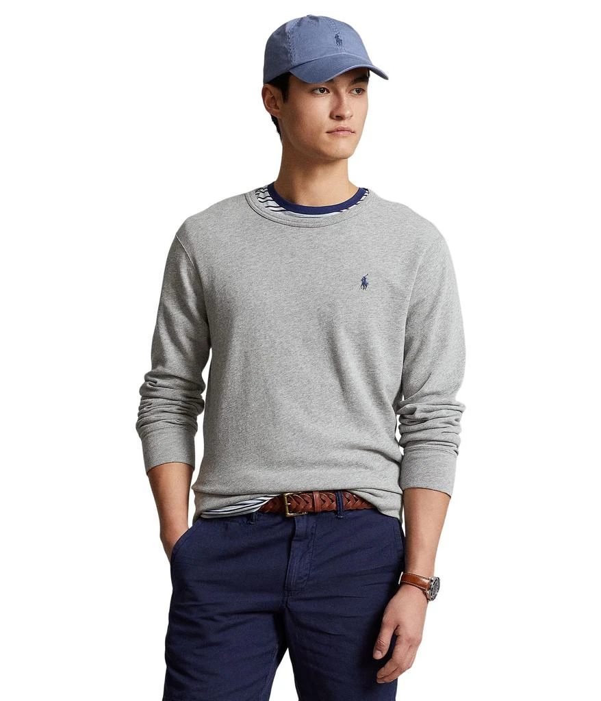 商品Ralph Lauren|Cotton Terry Crew Neck Sweatshirt,价格¥920,第1张图片