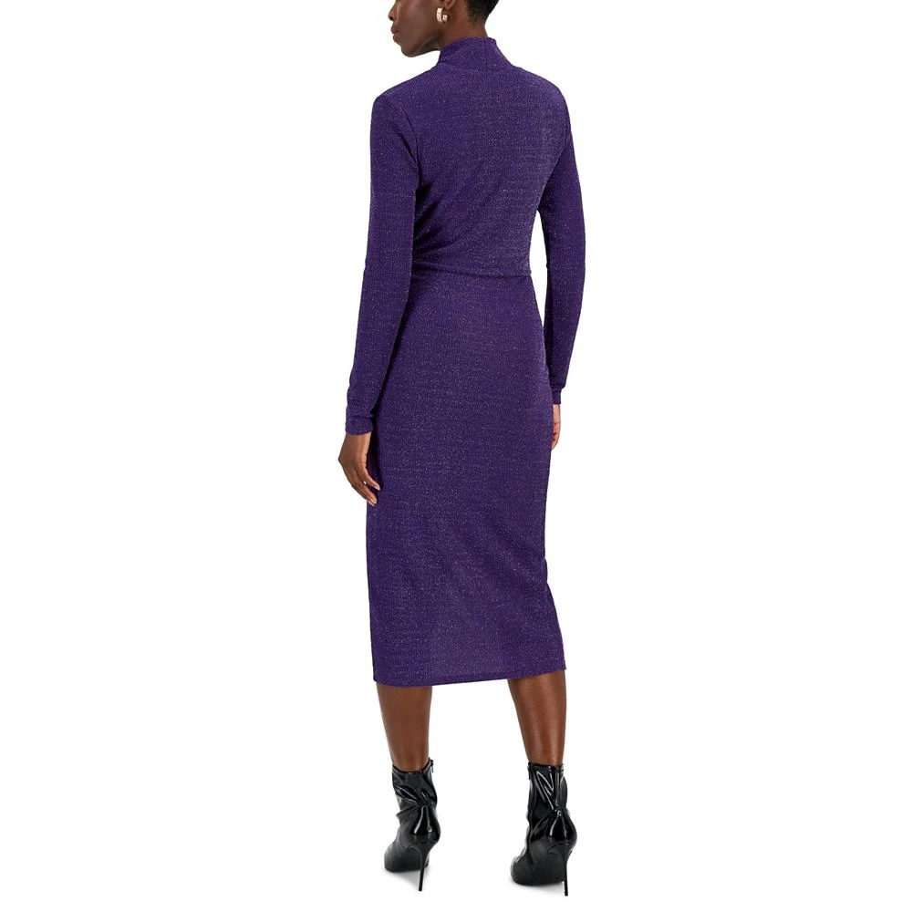 商品RACHEL Rachel Roy|Women's Bret Jersey Faux-Wrap Midi Dress,价格¥1034,第2张图片详细描述