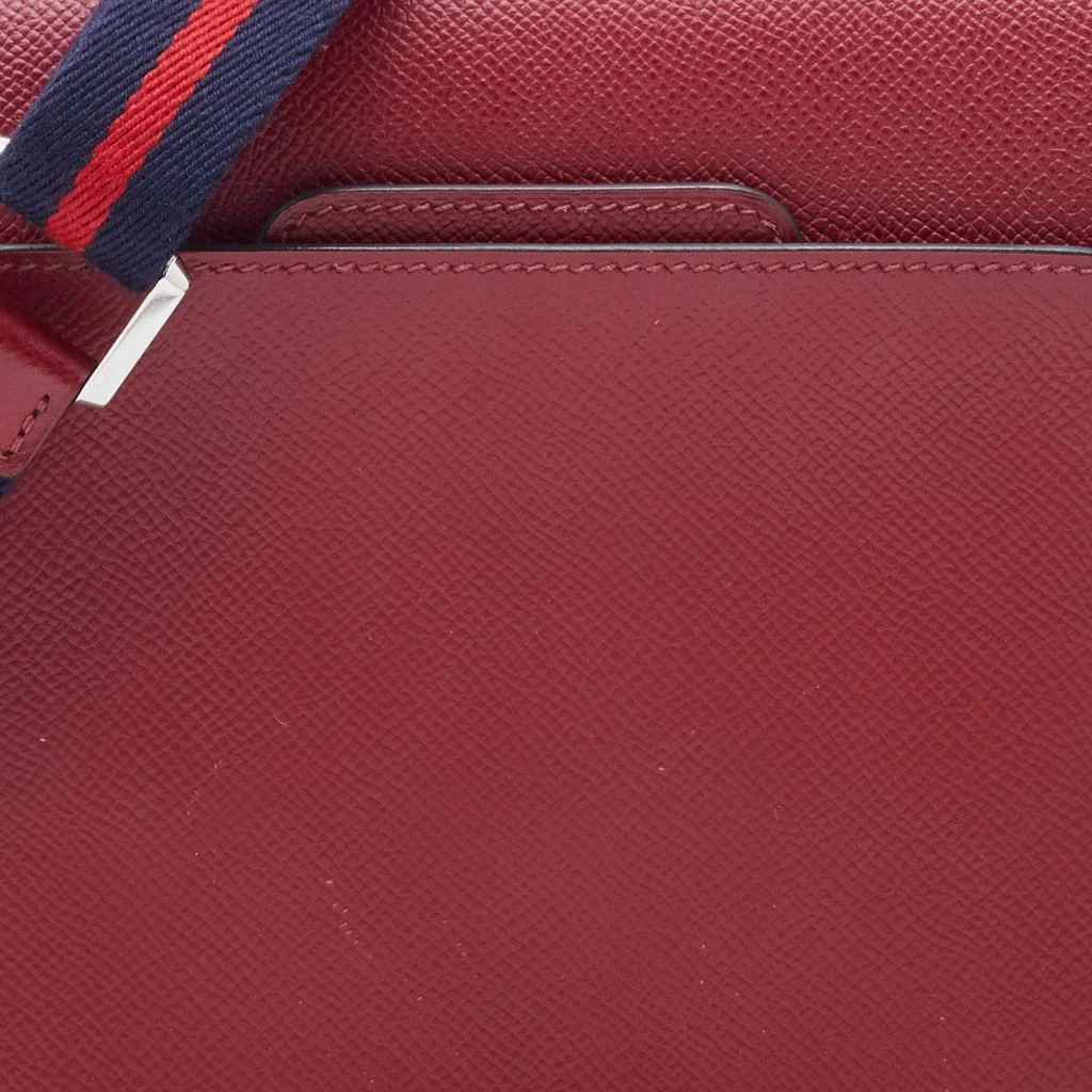 商品[二手商品] Hermes|Hermes Rouge H Epsom Leather Octogone 23 Bag,价格¥11462,第5张图片详细描述