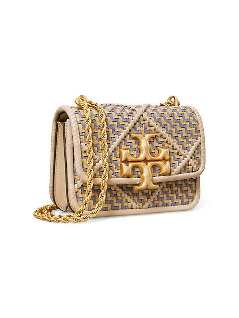 商品Tory Burch|Small Eleanor Woven Leather Crossbody Bag,价格¥6232,第5张图片详细描述