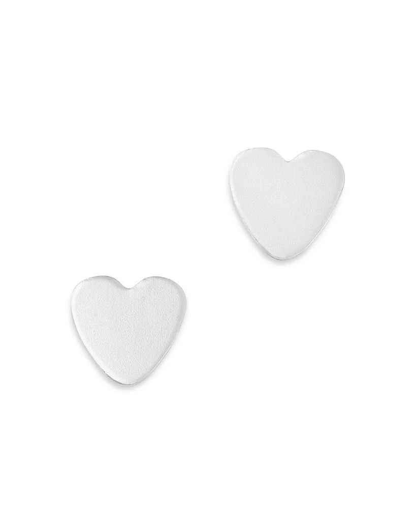 商品Bloomingdale's|Children's Tiny Heart Stud Earrings in 14K White Gold,价格¥521,第1张图片