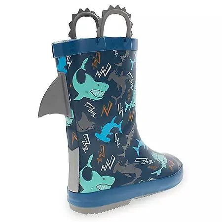 Member's Mark Boy's Waterproof Warm Faux Fur Lined Rubber Rain Boots 商品