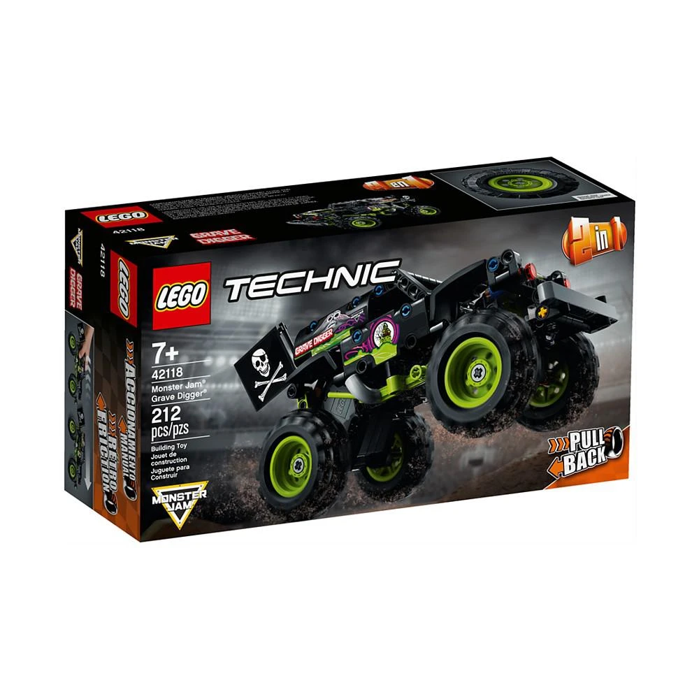 商品LEGO|Monster Jam Grave Digger 212 Pieces Toy Set,价格¥135,第3张图片详细描述