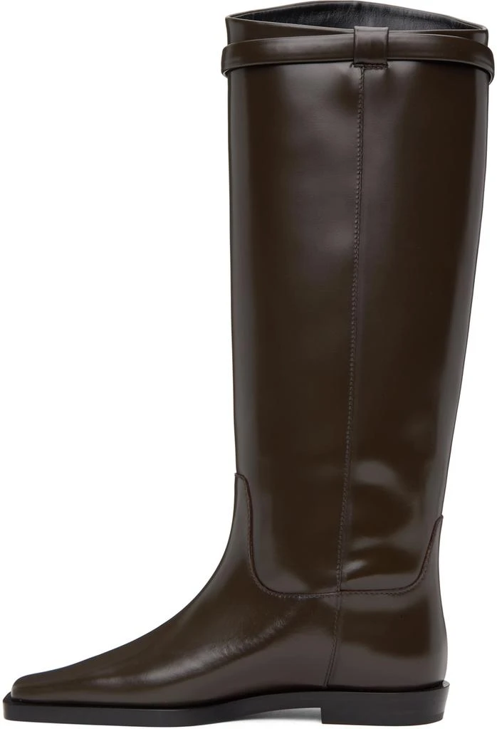 商品Totême|Brown 'The Riding' Boots,价格¥4183,第3张图片详细描述