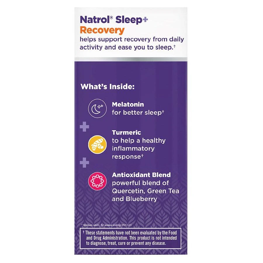 商品Natrol|Sleep+ Recovery Capsules,价格¥134,第2张图片详细描述