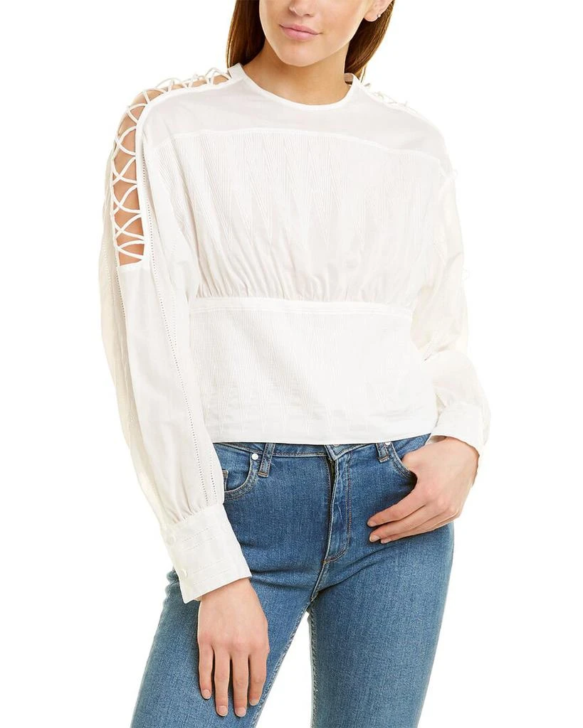 商品IRO|IRO Parikia Silk-Blend Top,价格¥560,第1张图片