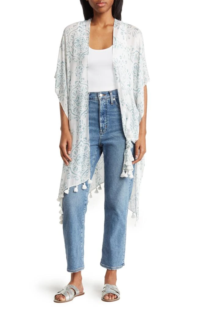 商品Nordstrom|Print Tassel Duster,价格¥68,第1张图片