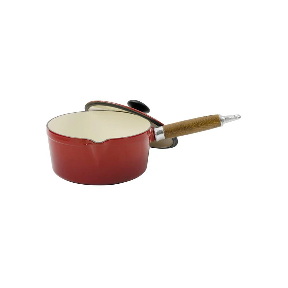 商品Chasseur|French Enameled Cast Iron 2.5 Qt. Saucepan, Lid & Wood Handle,价格¥1503,第2张图片详细描述