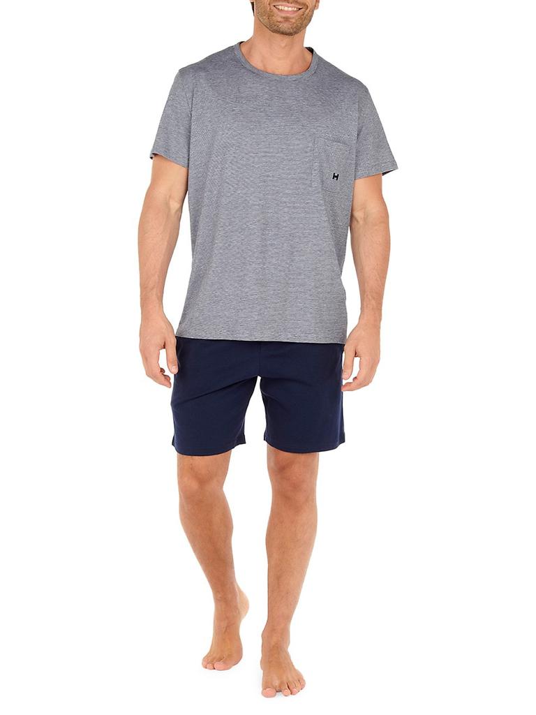 2-Piece T-Shirt & Shorts Pajama Set商品第2张图片规格展示