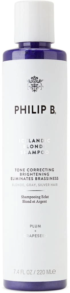 商品Philip B|Icelandic Blonde Shampoo, 7.4 oz,价格¥396,第1张图片