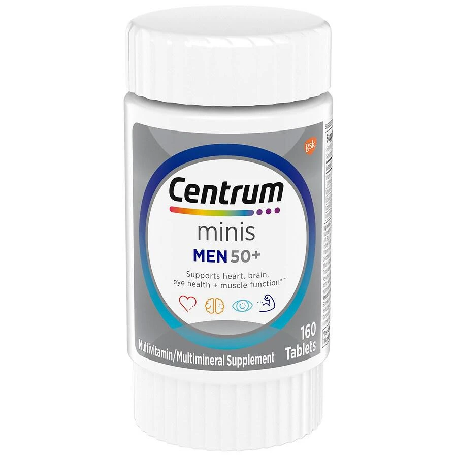 商品Centrum|迷你男士多种维生素片适用年龄50+,价格¥108,第2张图片详细描述