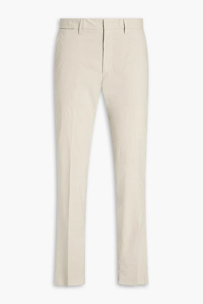 商品Zegna|Slim-fit stretch-cotton poplin suit pants,价格¥448,第1张图片