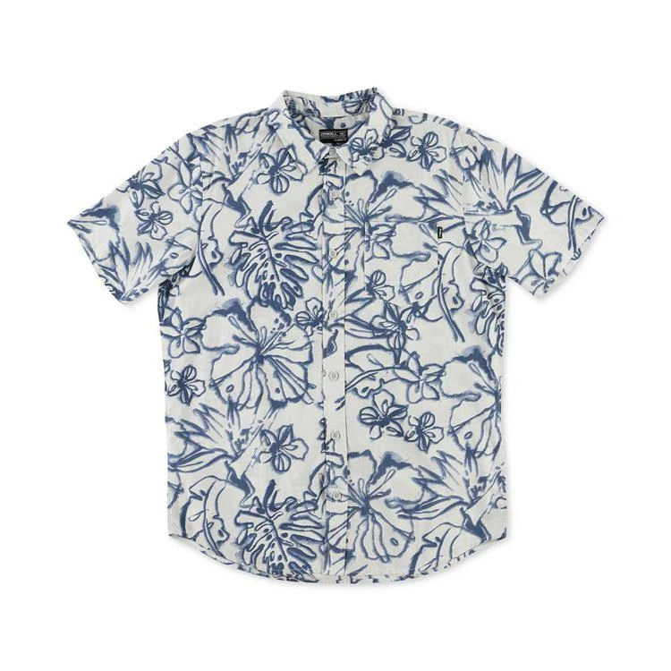 商品O'Neill|Men's Lanai Reverse Floral-Print Pocket Shirt,价格¥262,第1张图片