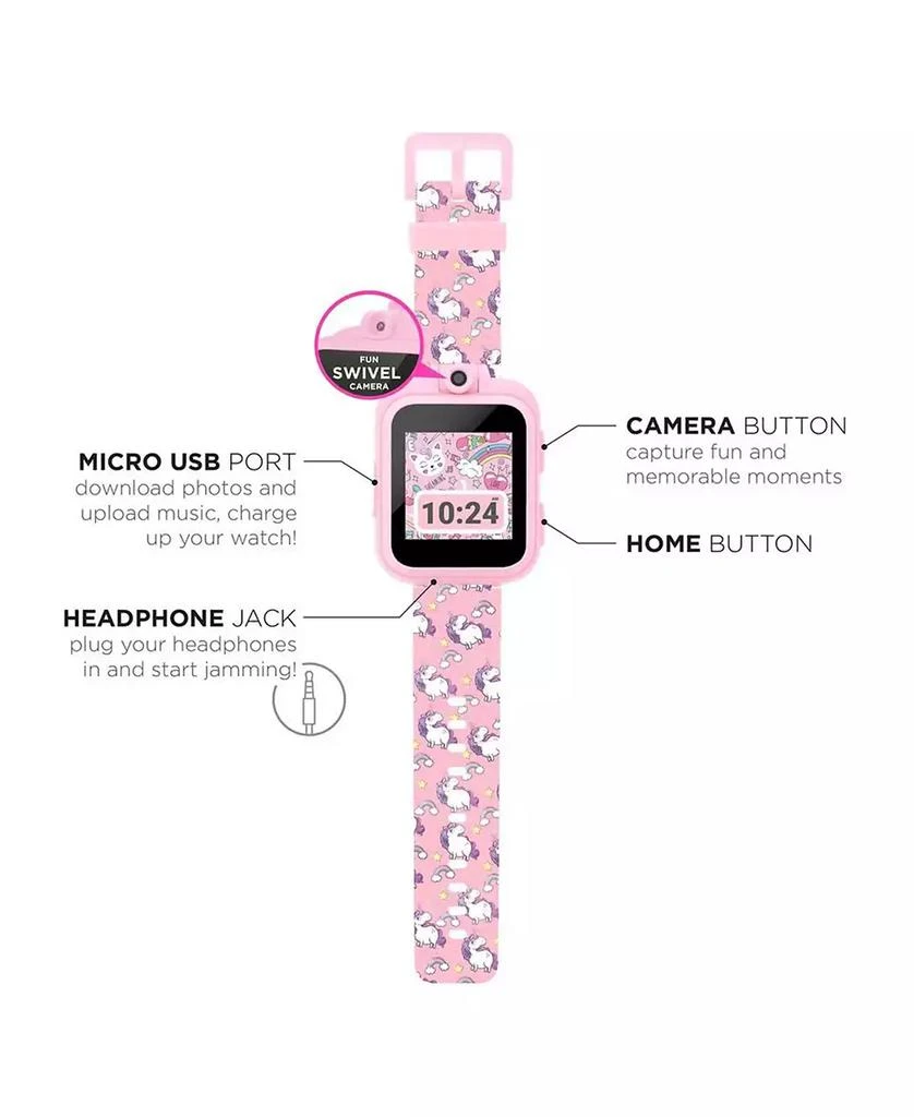 商品Playzoom|Kid's 2 Pink Unicorn Print Tpu Strap Smart Watch,价格¥193,第4张图片详细描述