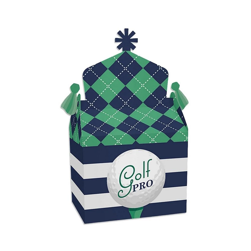 商品Big Dot of Happiness|Par-Tee Time - Golf - Treat Box Party Favors - Birthday or Retirement Party Goodie Gable Boxes - Set of 12,价格¥142,第1张图片