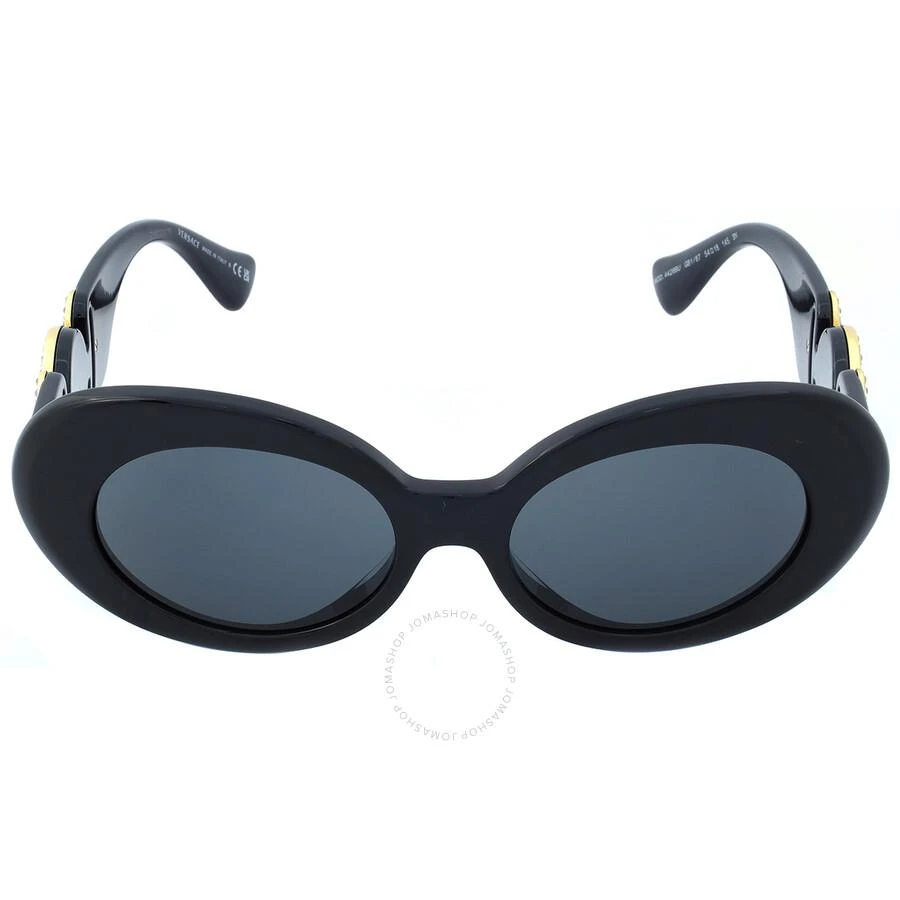 商品Versace|Dark Gray Oval Ladies Sunglasses VE4426BU GB1/87 54,价格¥967,第1张图片