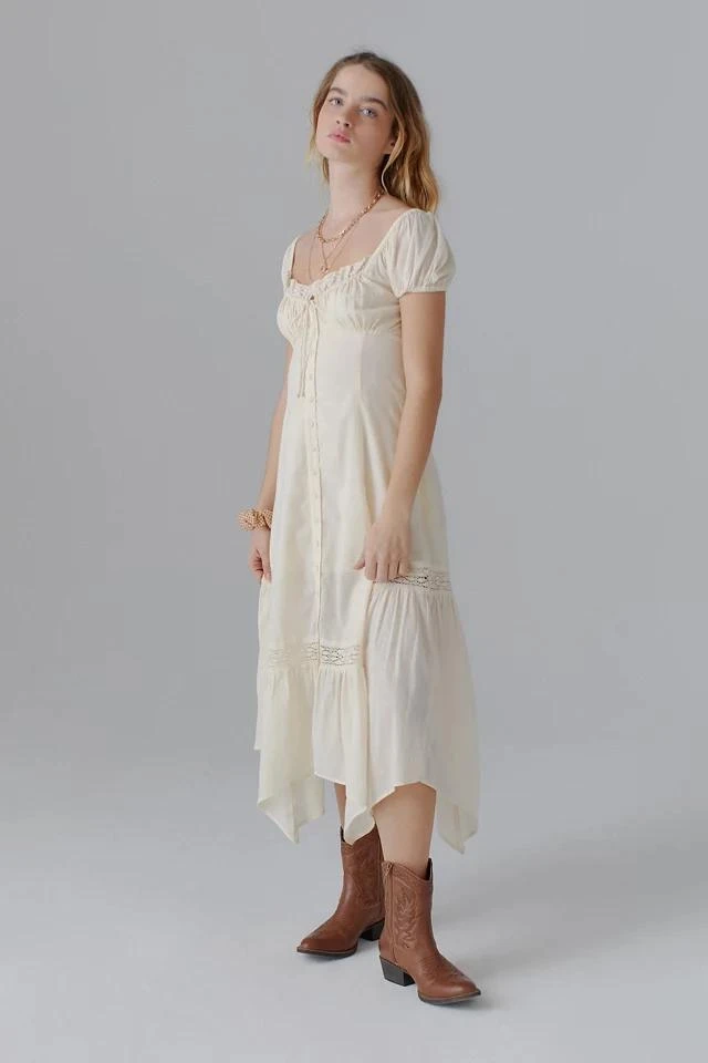 UO Carmen Ruched Midi Dress 商品