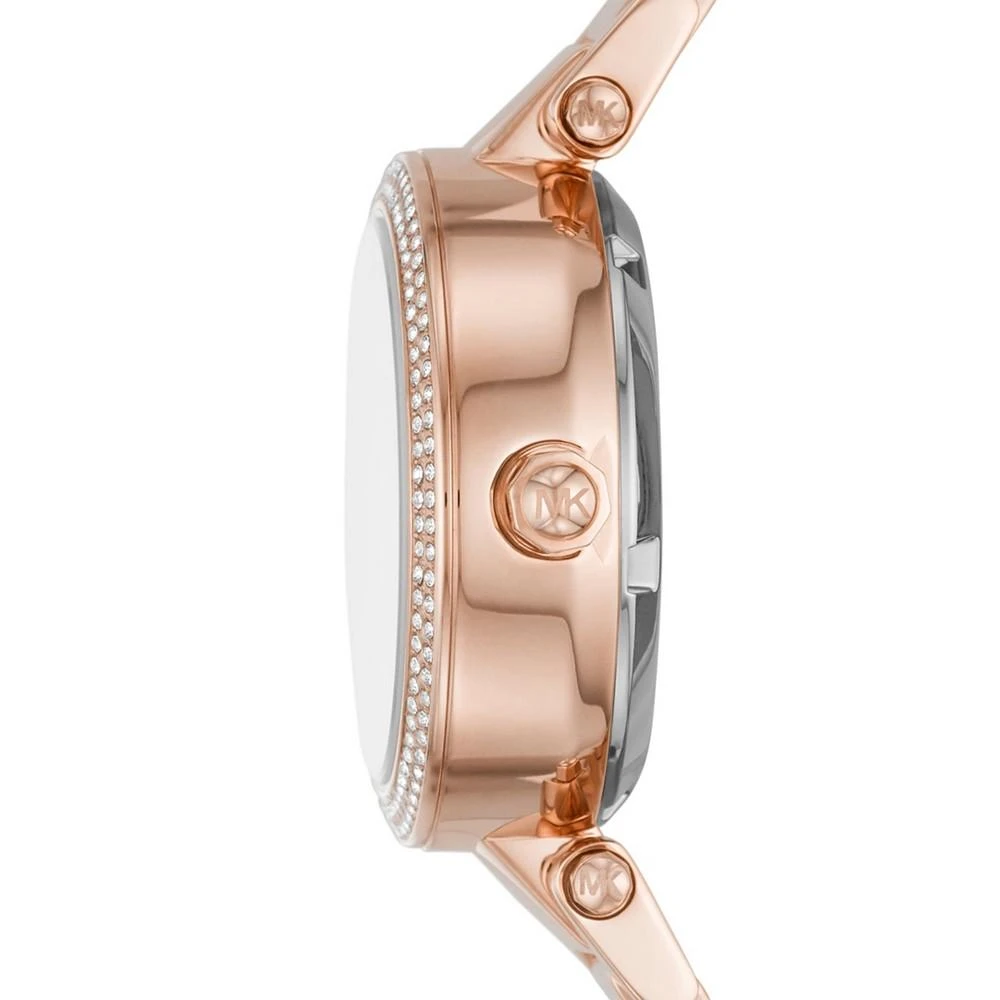 商品Michael Kors|Women's Parker Rose Gold-Tone Stainless Steel Bracelet Watch, 33mm,价格¥2103,第3张图片详细描述